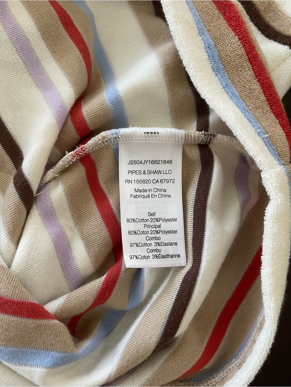 Veronica Beard Cream Multi-Stripe Polo Mini Dress - Picture 7 of 11